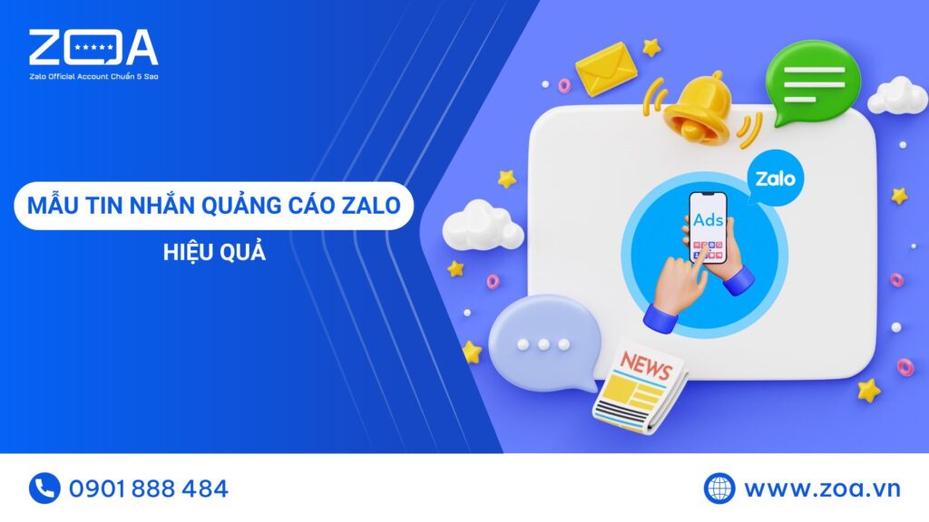 Mẫu tin nhắn quảng cáo Zalo
