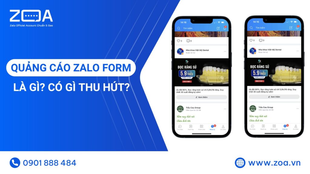 Quảng cáo Zalo Form